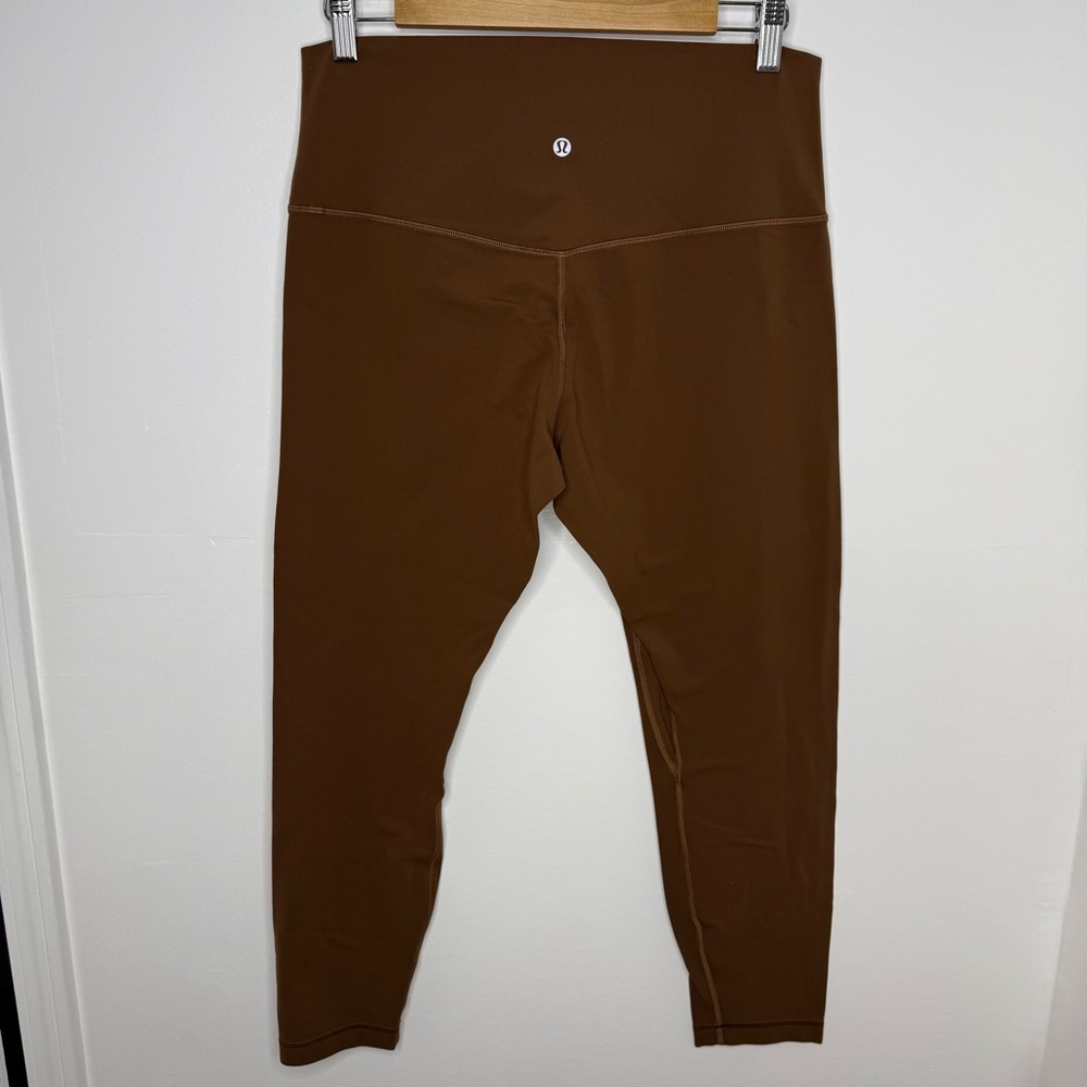 LULULEMON Copper Brown Align High Rise Leggings 25” - Picture 4 of 6